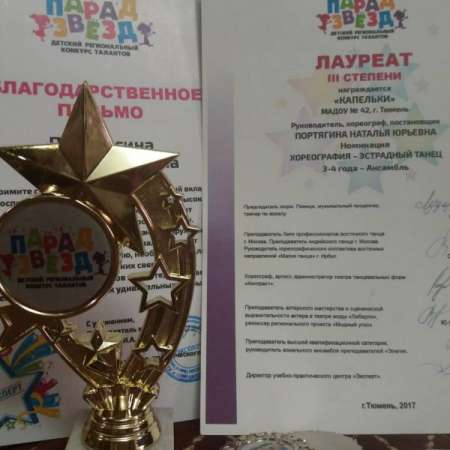 Региональный конкурс детских талантов «Парад звезд»