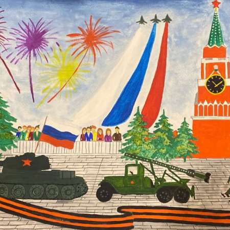 Парад Победы в детском саду!