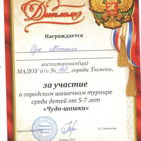 Шашечный турнир
