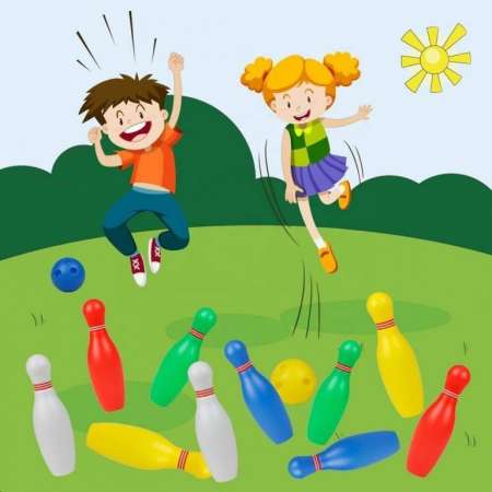 Подвижные игры с детьми на природе в летний период.