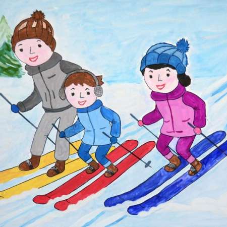 Консультация для родителей «Всей семьей – на лыжи!».