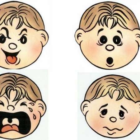 Мимическая гимнастика для детей.